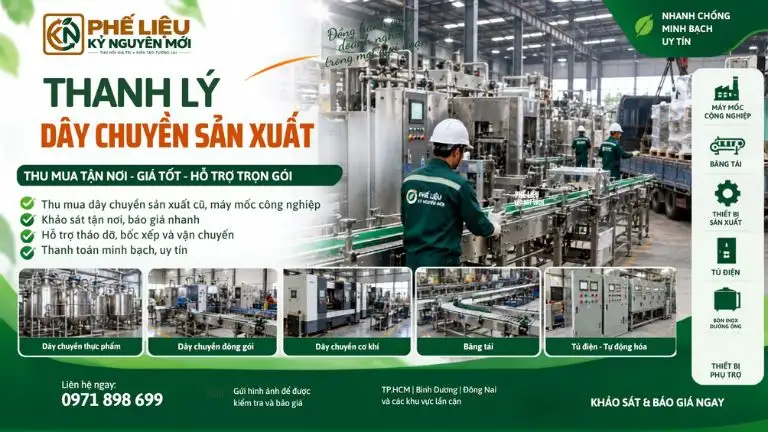 Thanh lý dây chuyền sản xuất cũ
