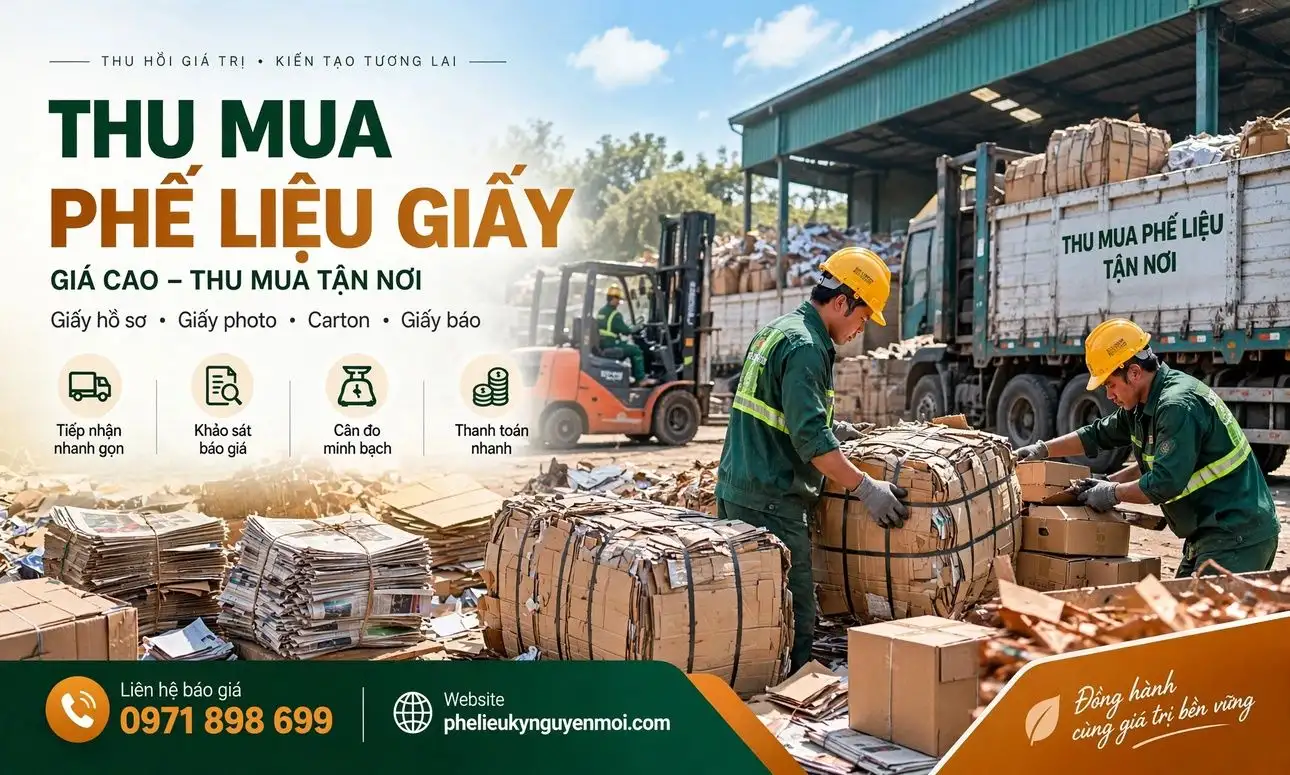 Thu Mua Phế Liệu Giấy