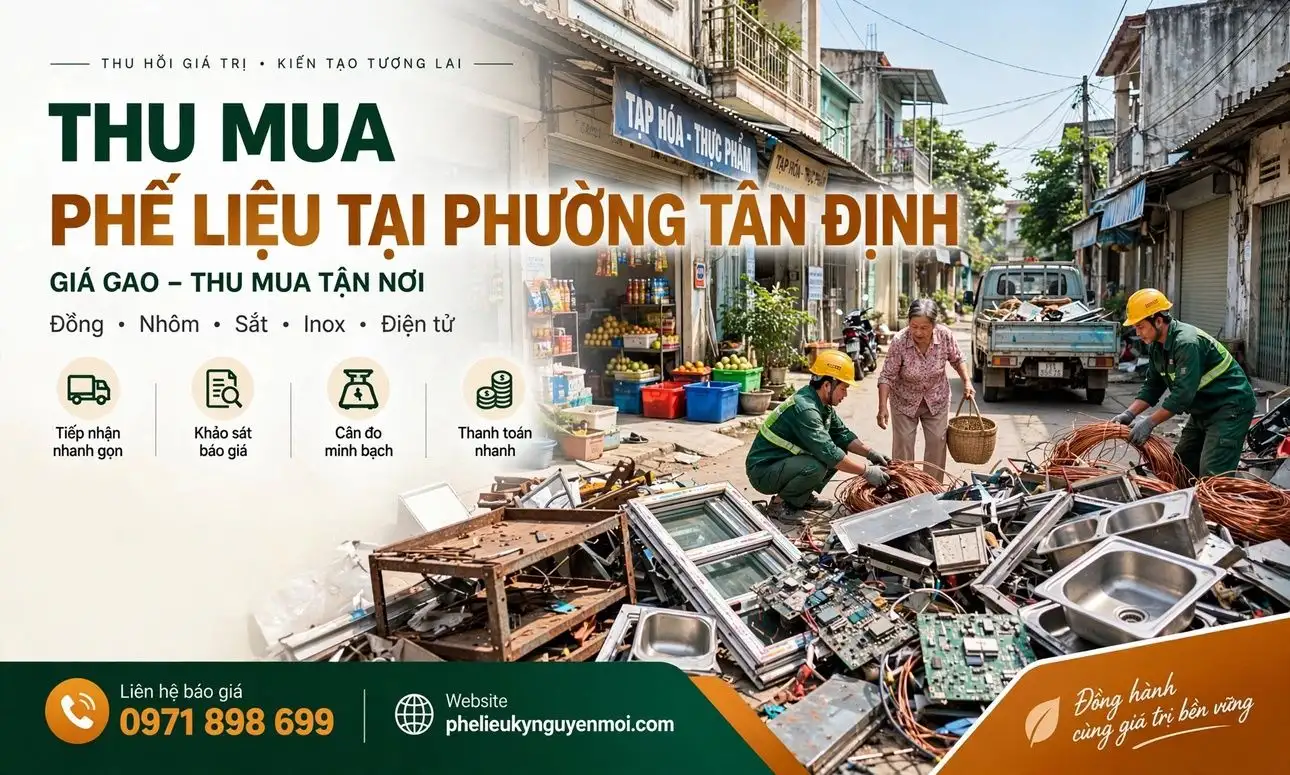 Thu Mua Phế Liệu Tại Phường Tân Định