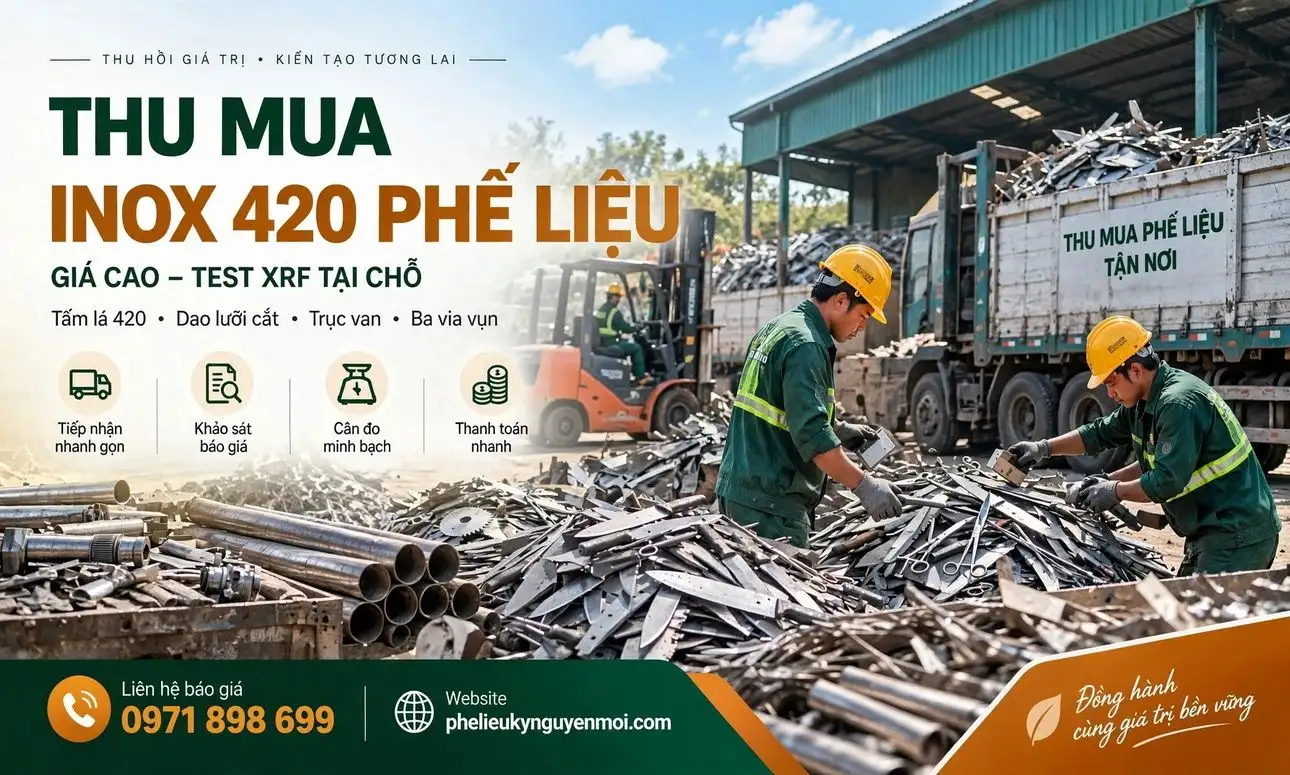 Thu mua Inox 420 phế liệu