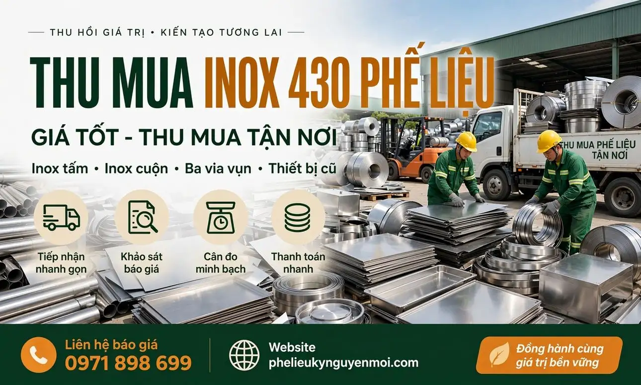 Thu mua inox 430 phế liệu