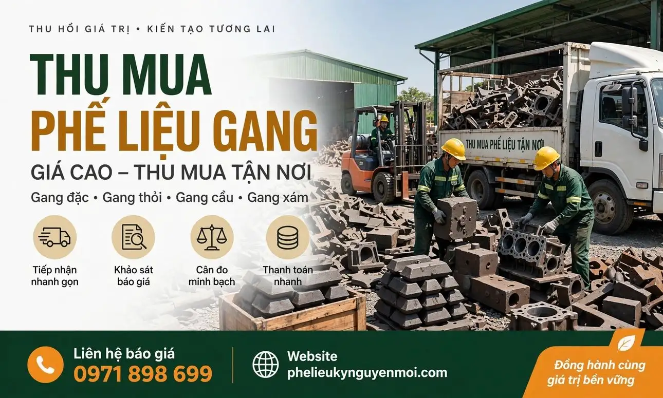 Thu mua phế liệu gang